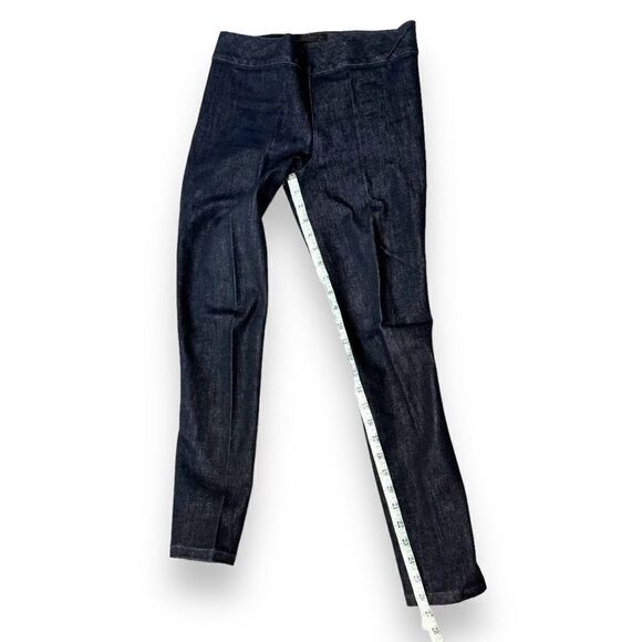 The Row Blue Denim Slim Trouser Pants Cotton Elastic Waist Women’s Size XS - Picture 14 of 15